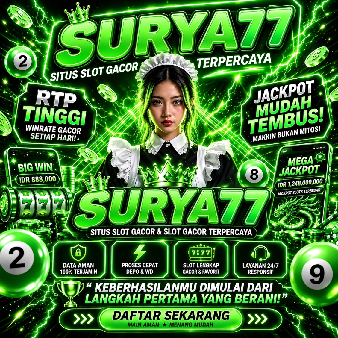 SURYA77 爱 Arena Game Slot Online Resmi Slot777 Mudah Diakses 2026